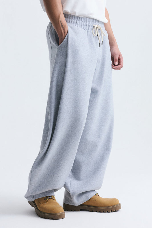 Balloon Fit Sweatpants with Pockets
