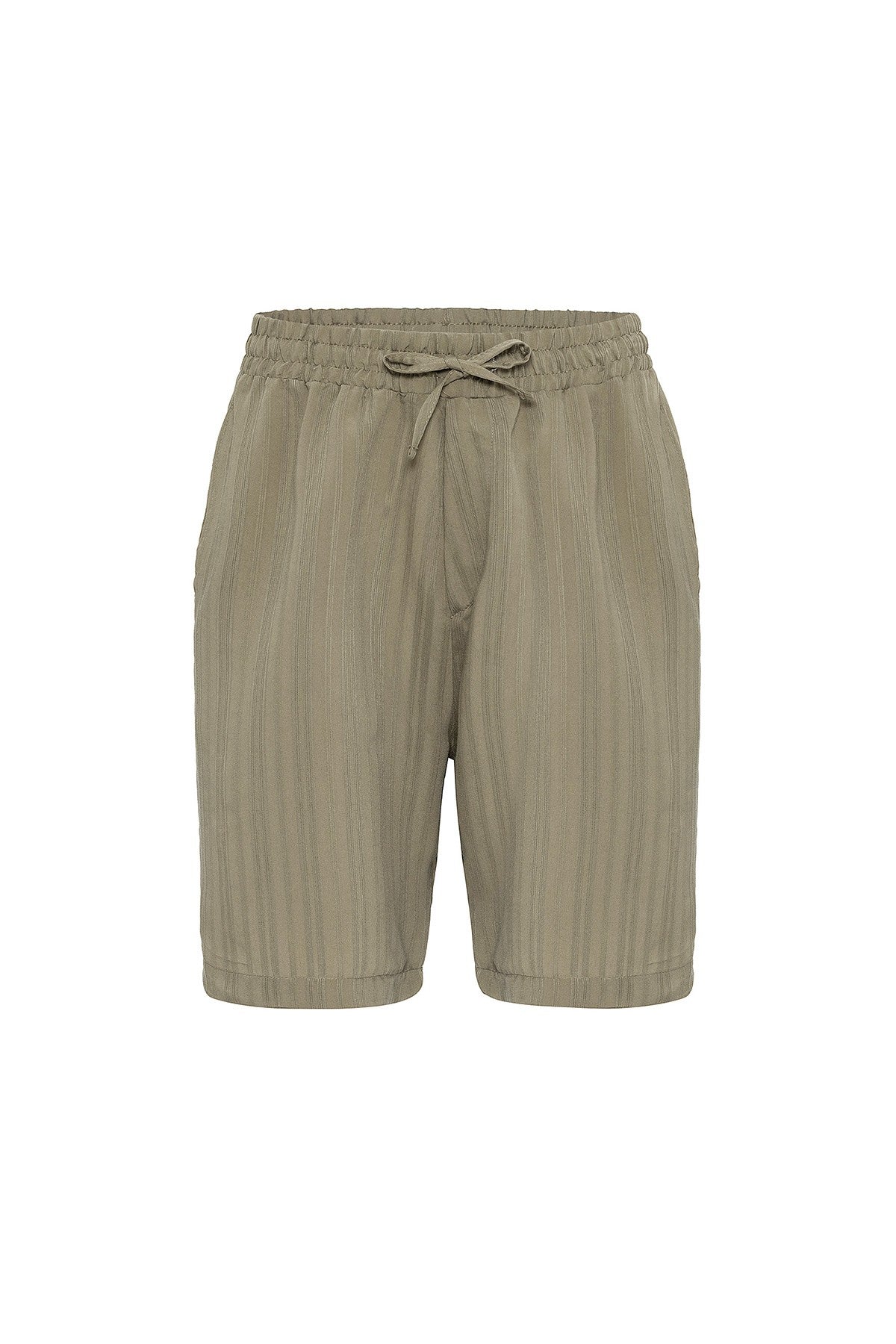 Oversized Modal Fabric Shorts and Shirt Set