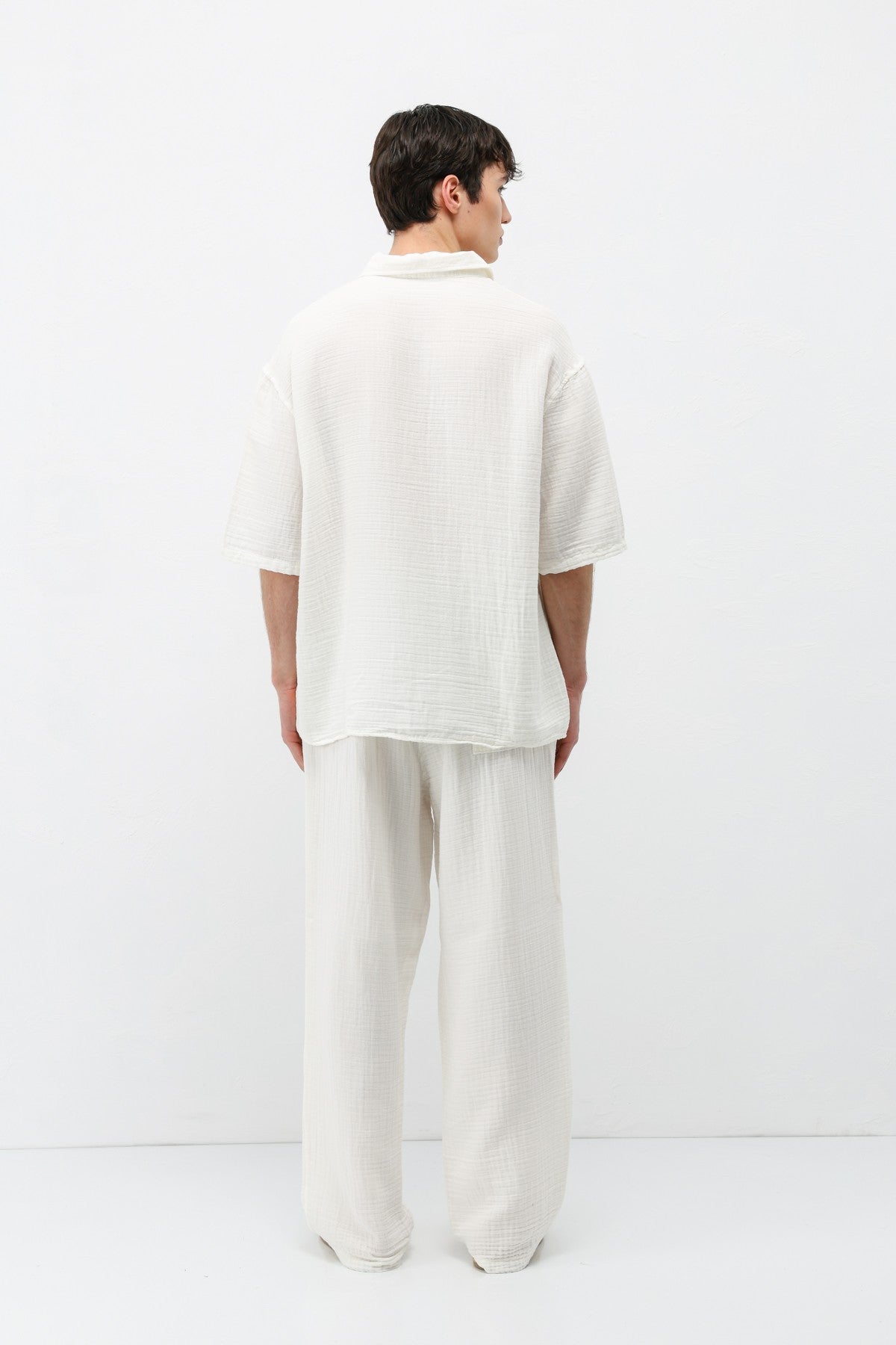 Muslin Fabric, Relaxed Fit Linen Set