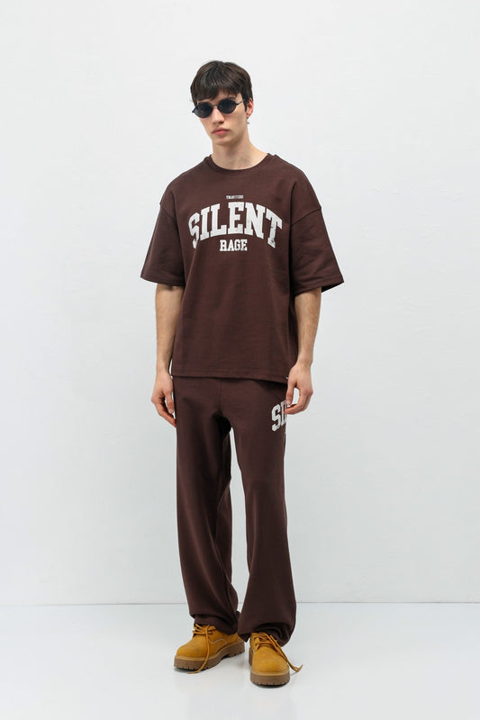 Oversized Printed Sweatsuit Set V90-27