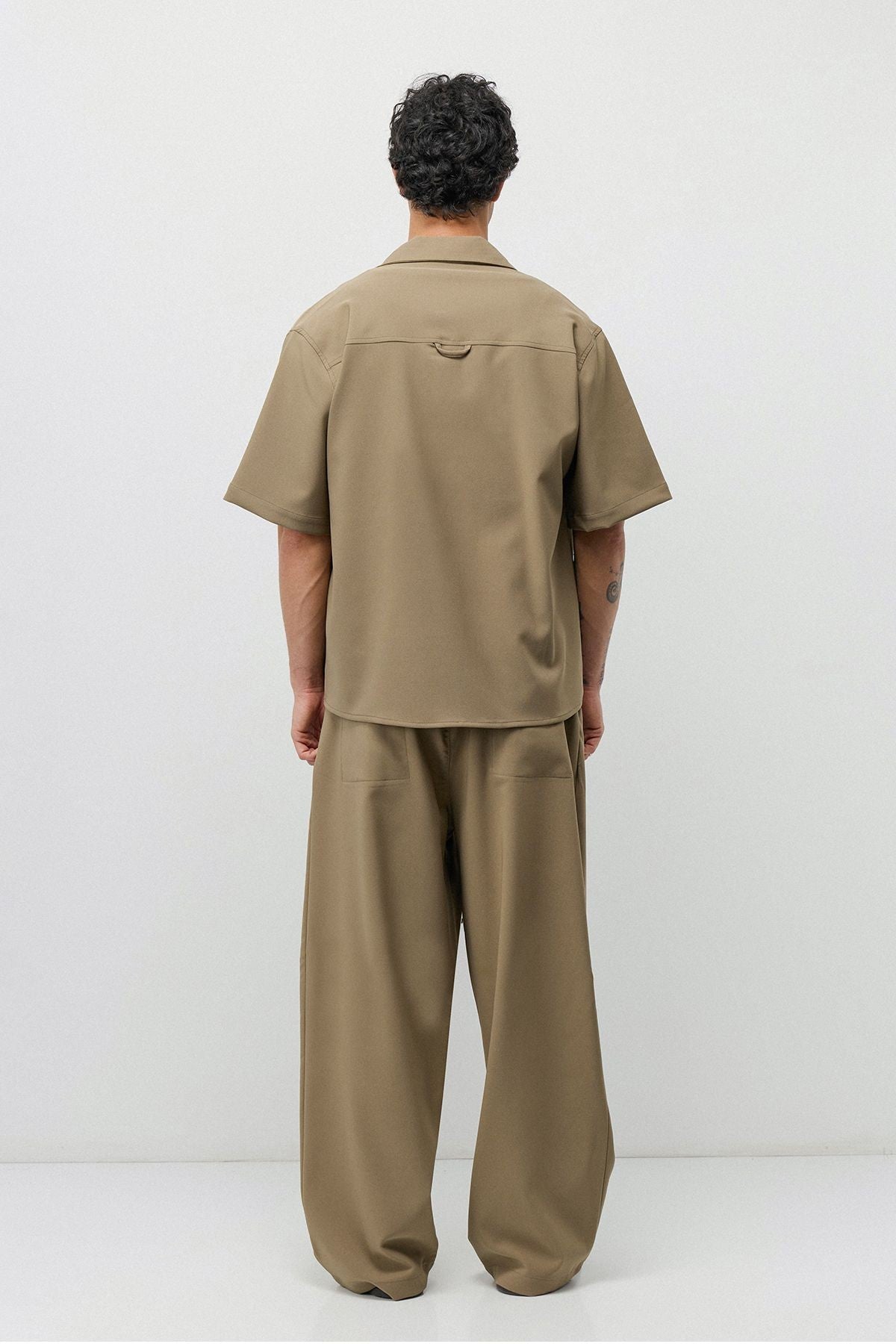 Relaxed-Fit Oversized Shirt and Pants Set