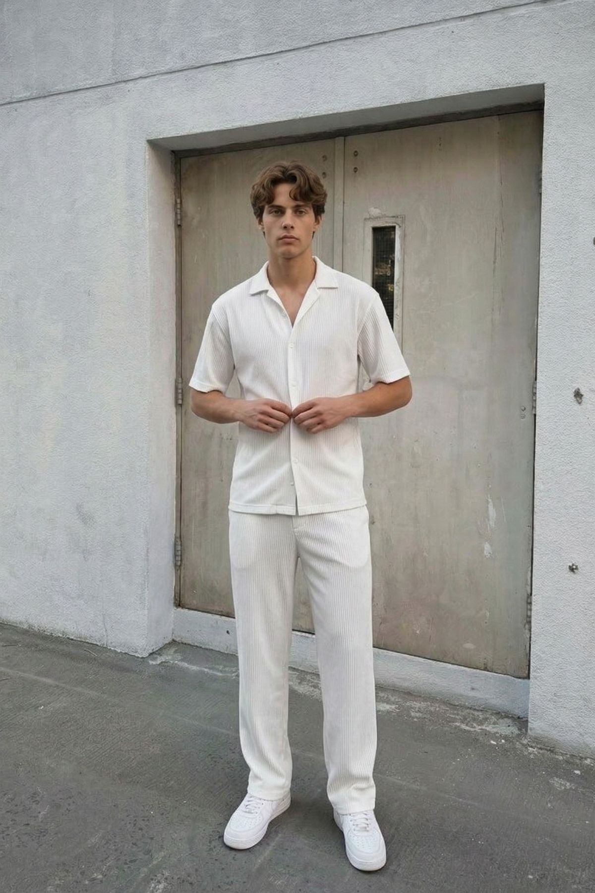 Drawstring Baggy-Fit Pants