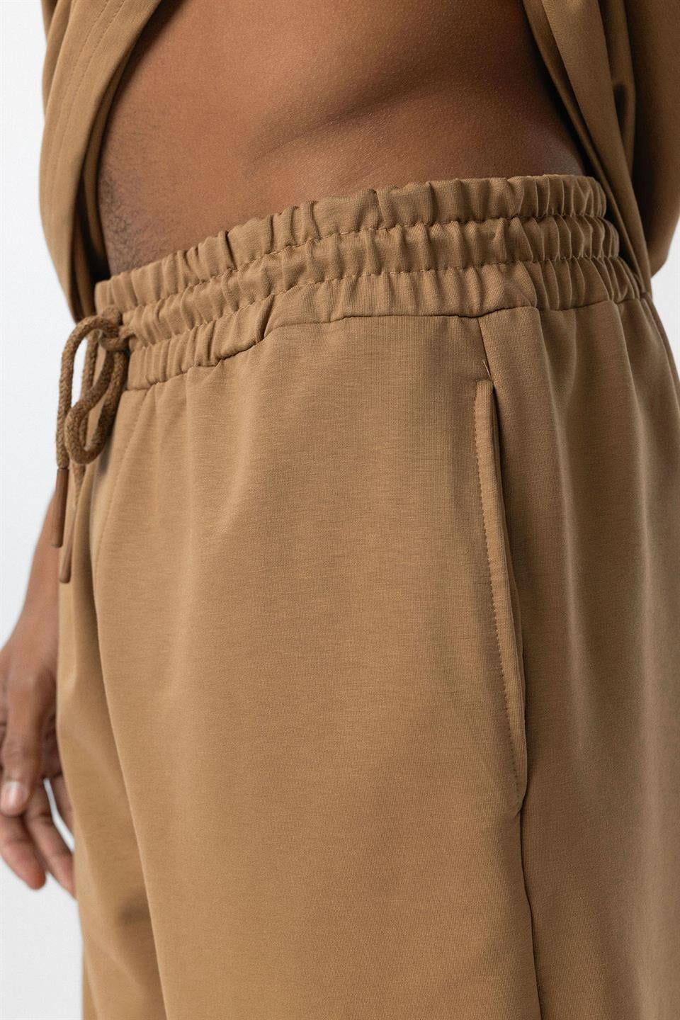 Basic Oversized Sweatsuit Set with Elastic Cuffs