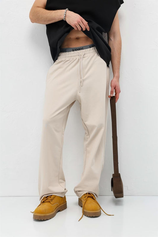 Basic Elastic-Waist Sweatpants