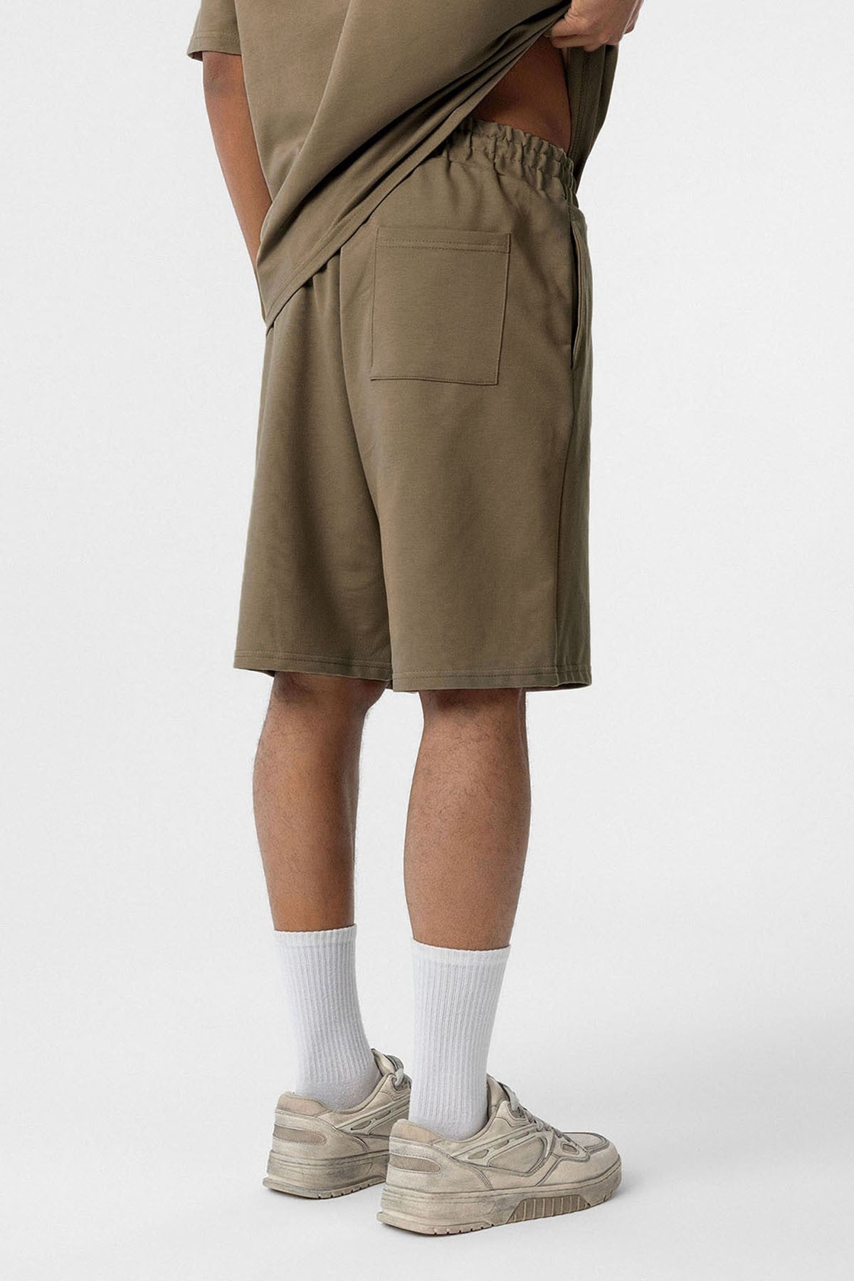 Basic Oversized Shorts Set