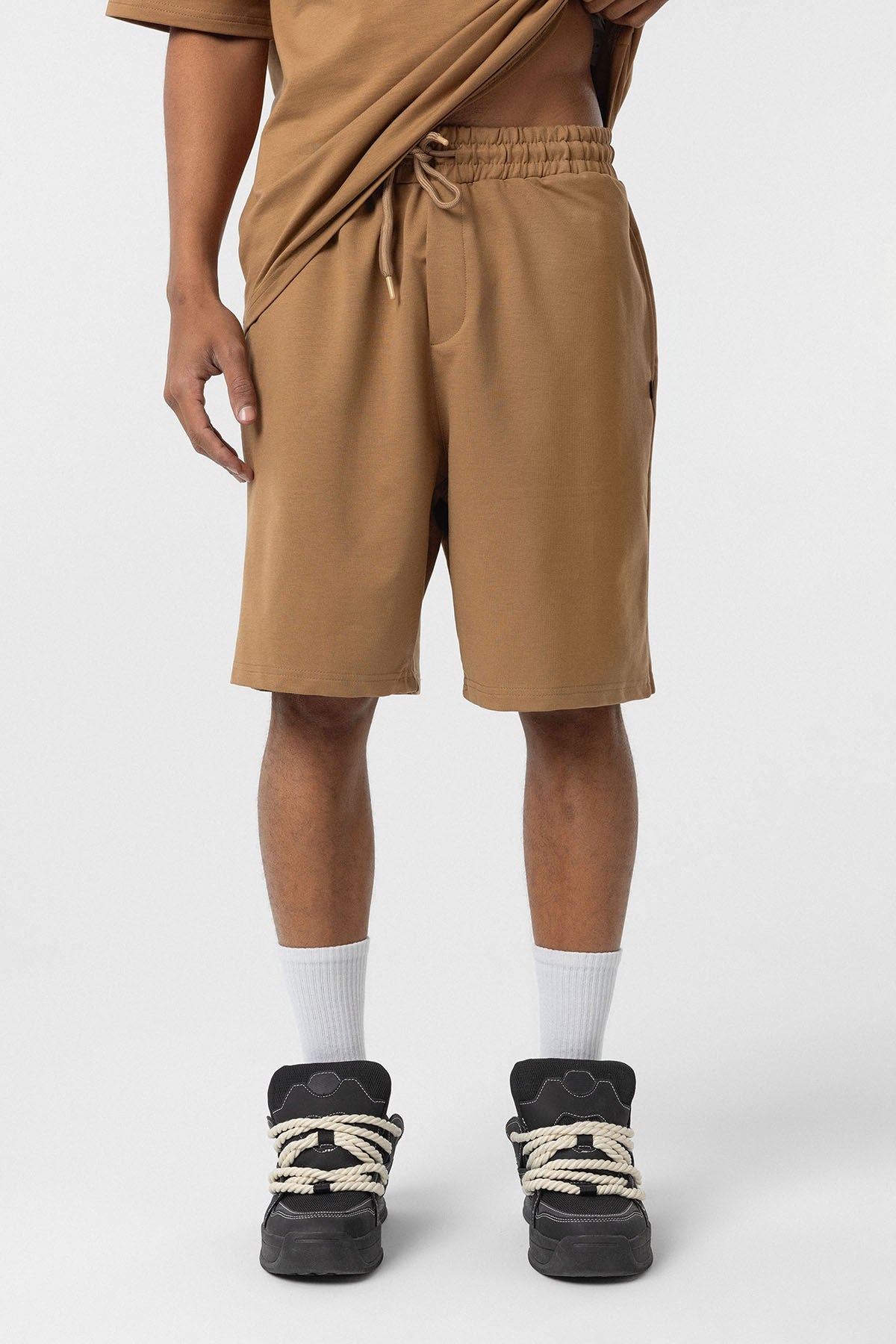 Basic Oversized Shorts Set
