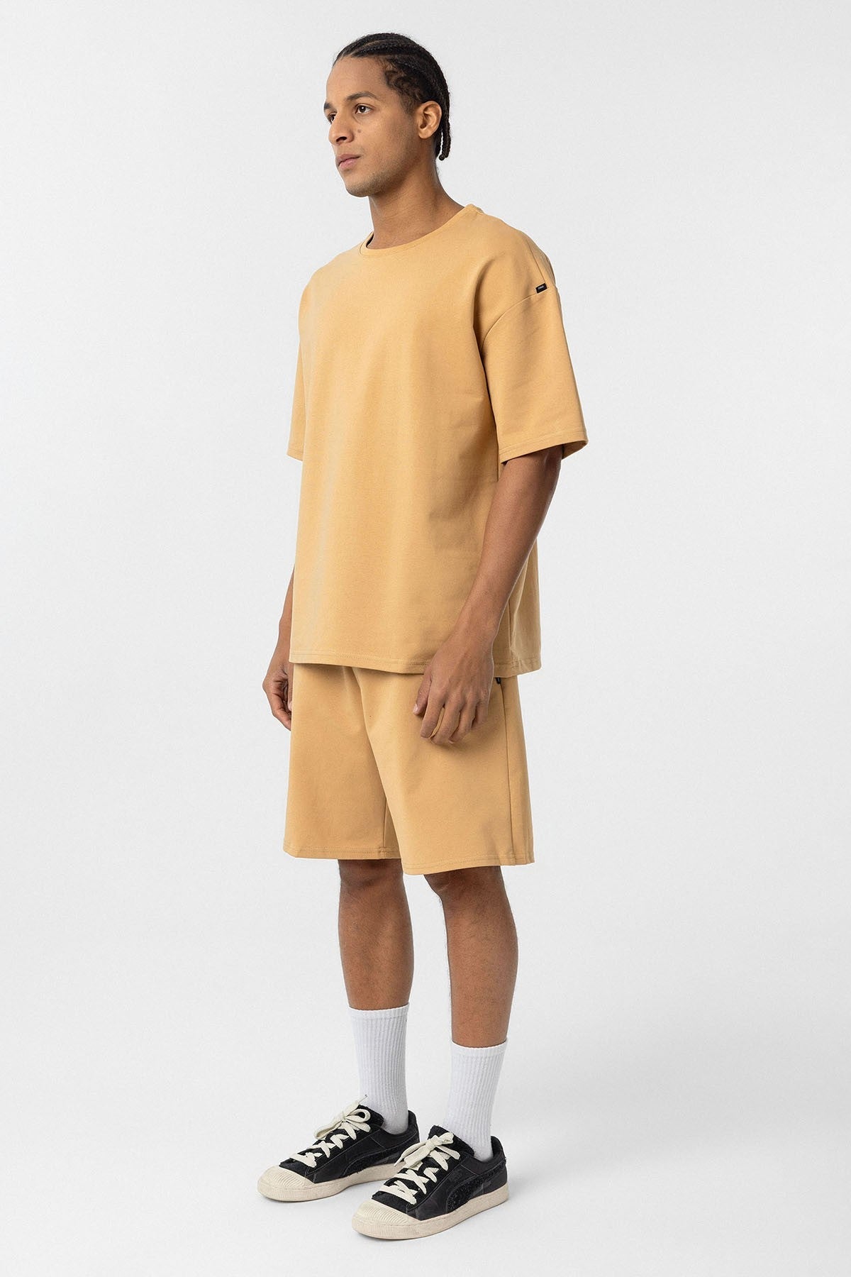 Basic Oversized Shorts Set