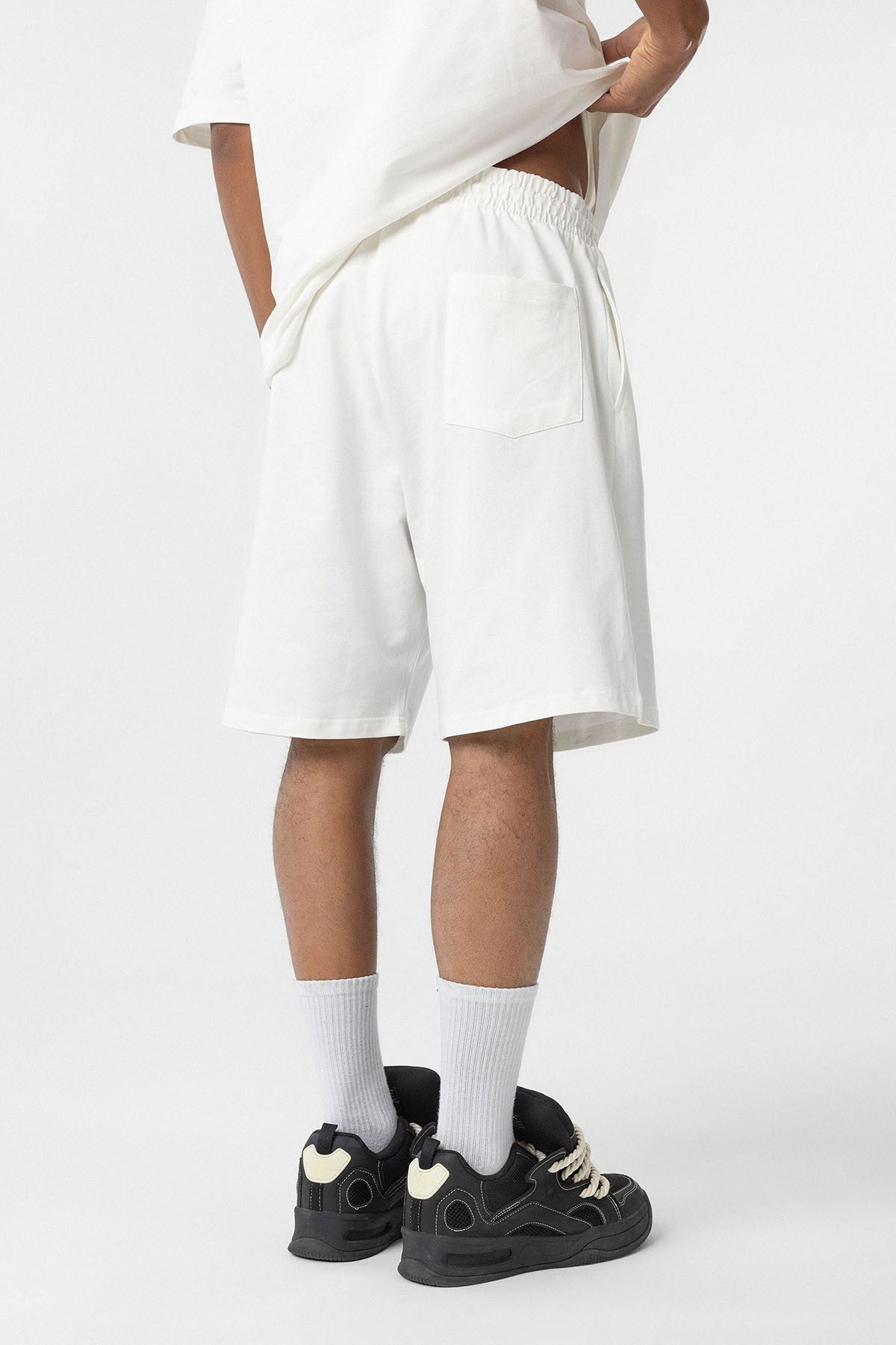 Basic Oversized Shorts Set