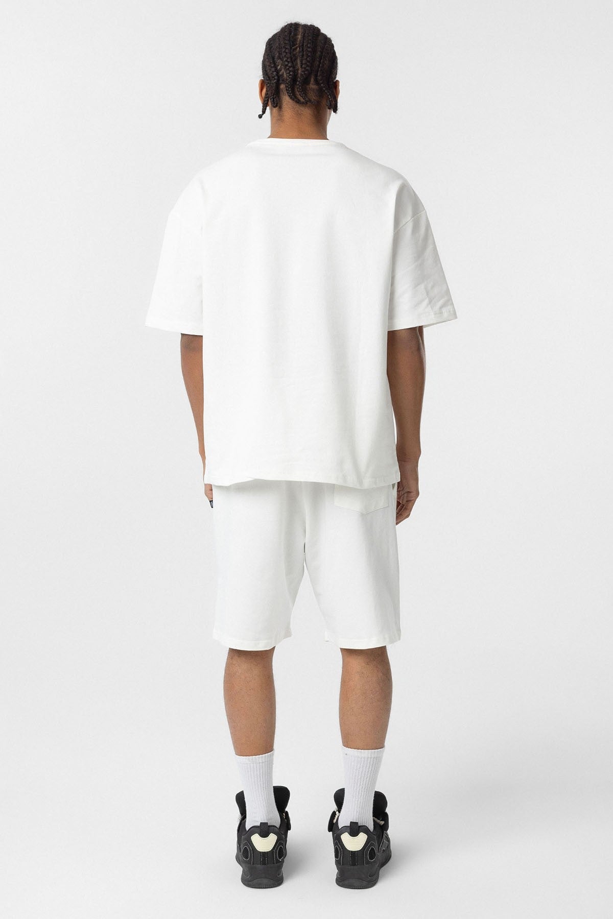 Basic Oversized Shorts Set