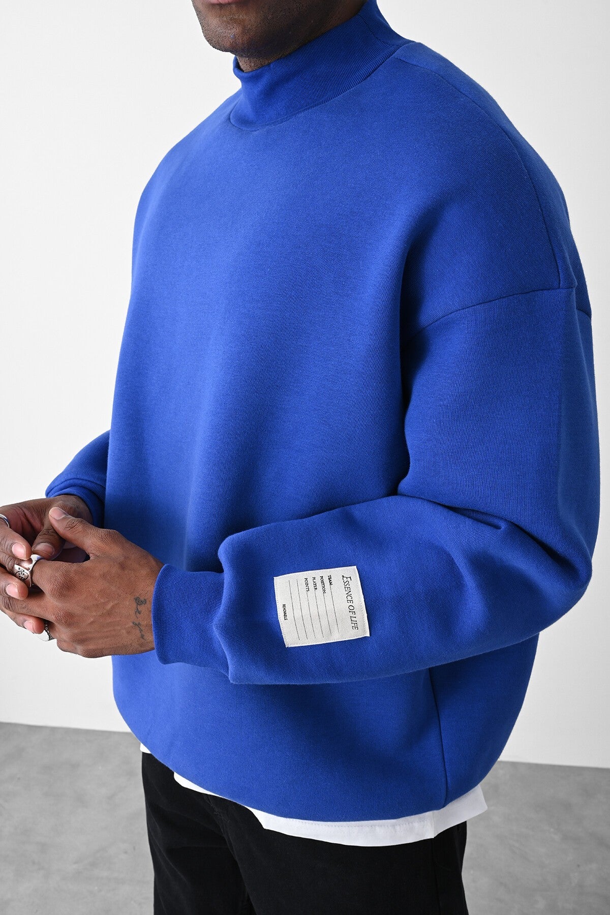 Vizon Kart Detailed Oversized Sweatshirt