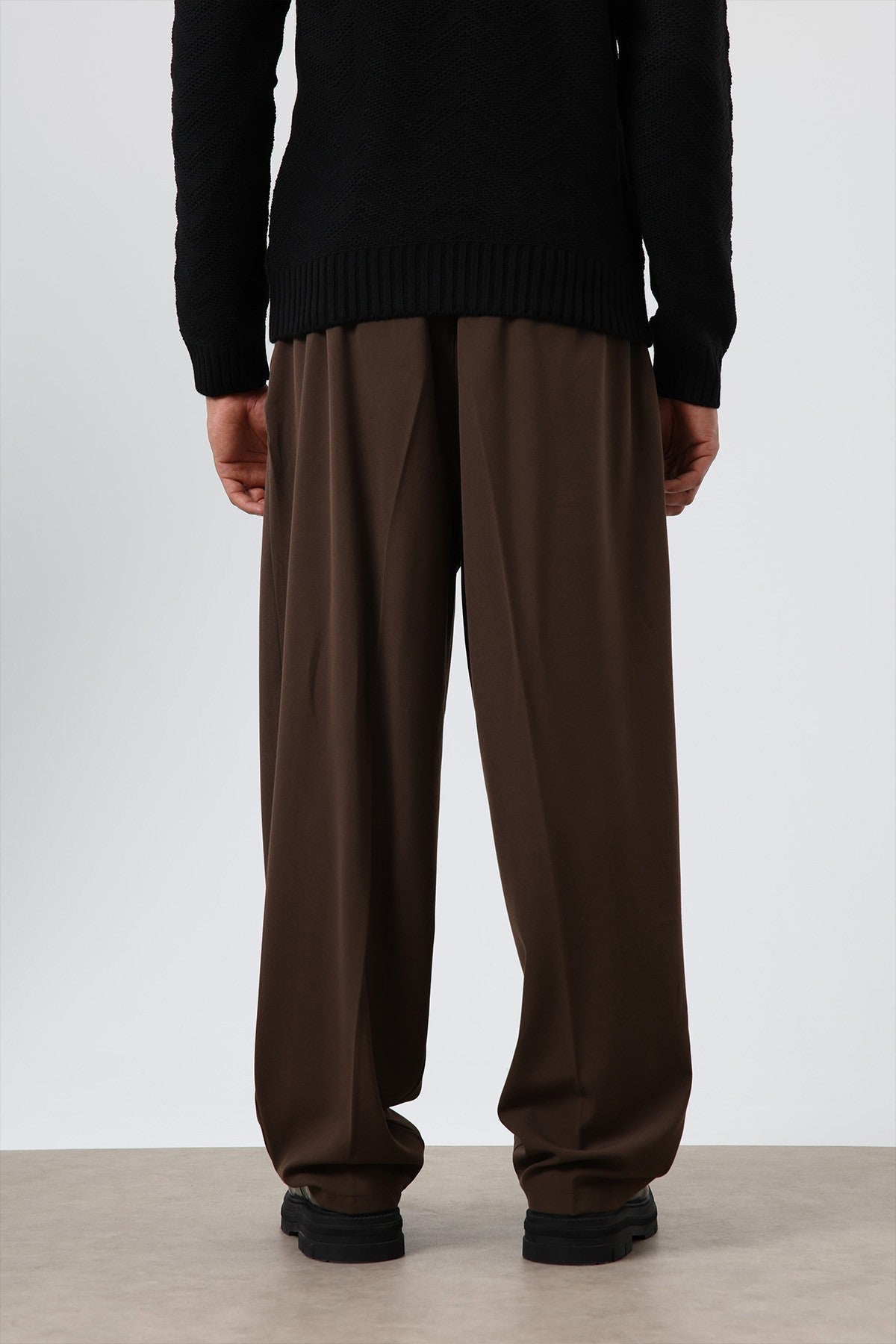 Baggy-Fit Fabric Pants 30-795-1