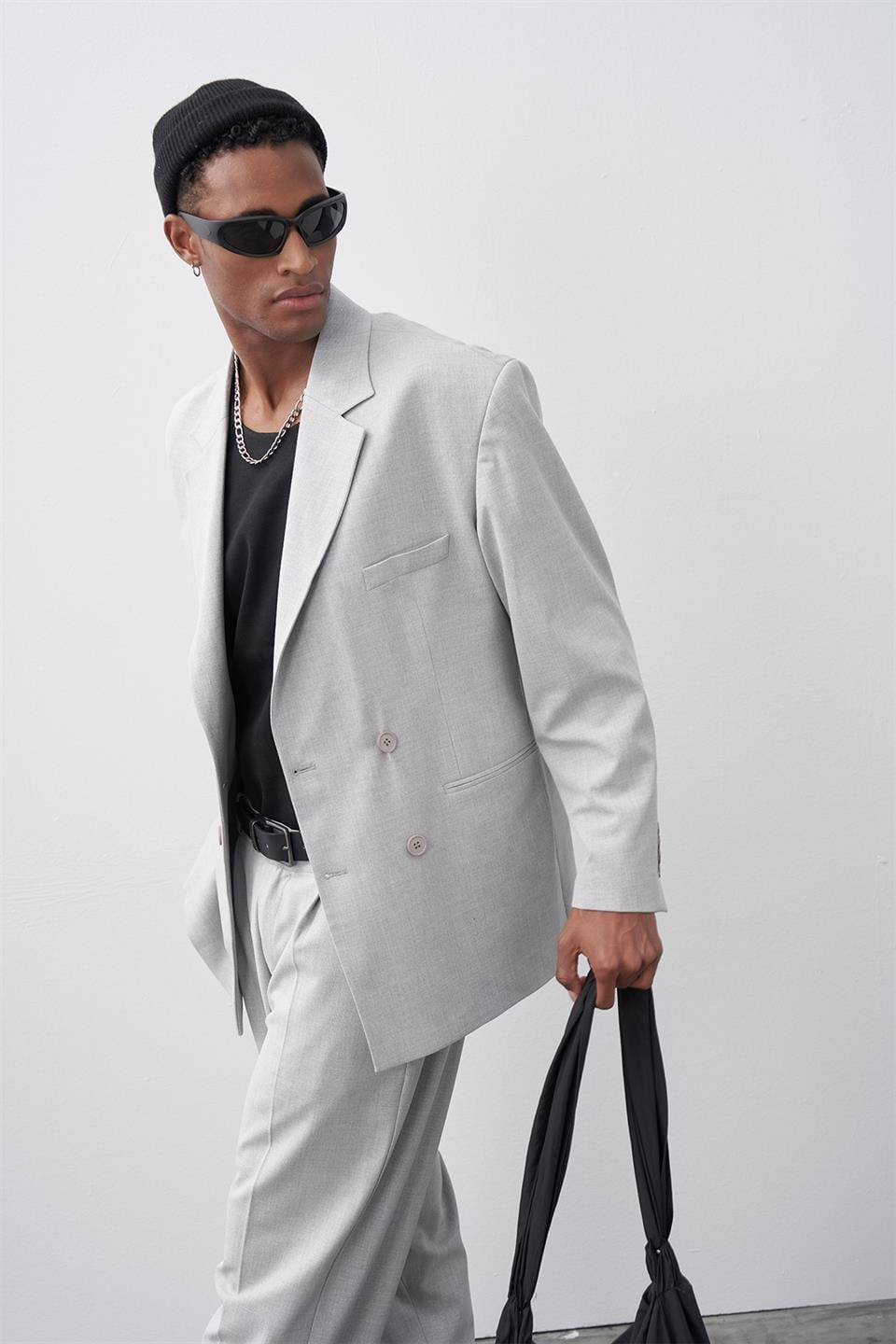 Comfortable, Double-Breasted Suit