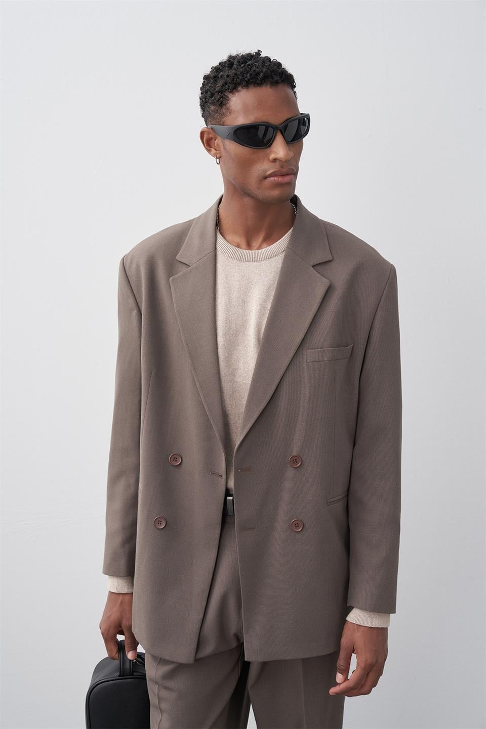 Comfortable, Double-Breasted Suit