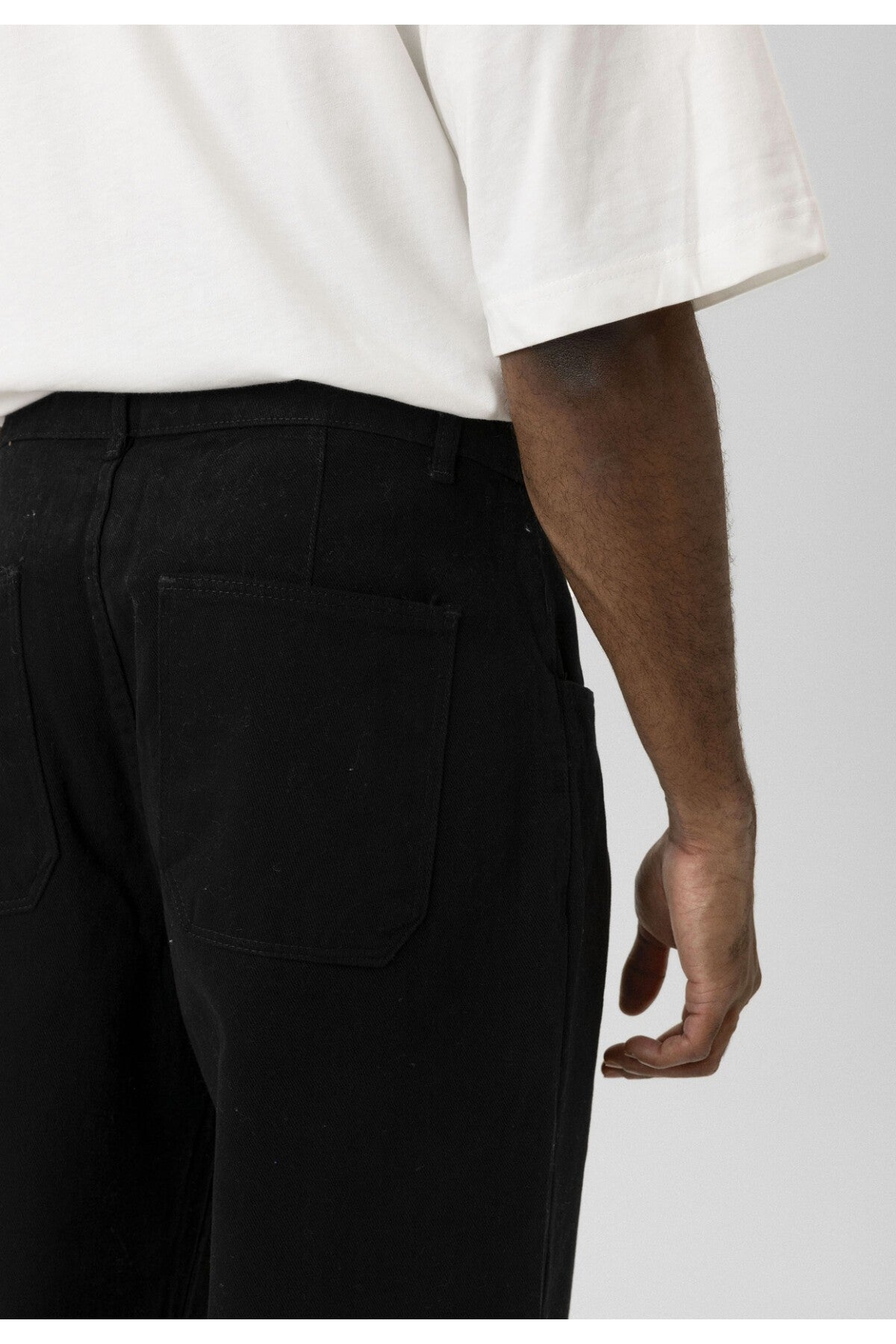 Balloon Fit Gabardine Pants