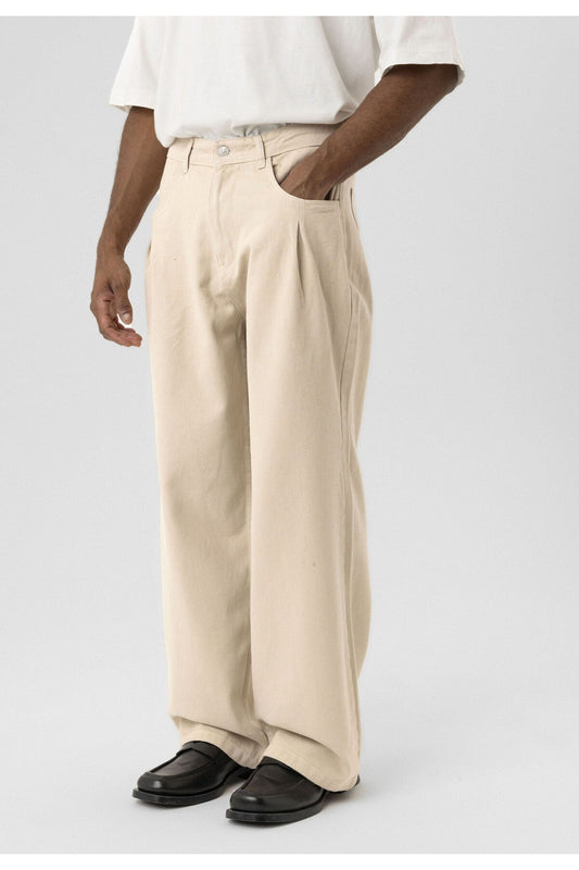 Balloon Fit Gabardine Pants