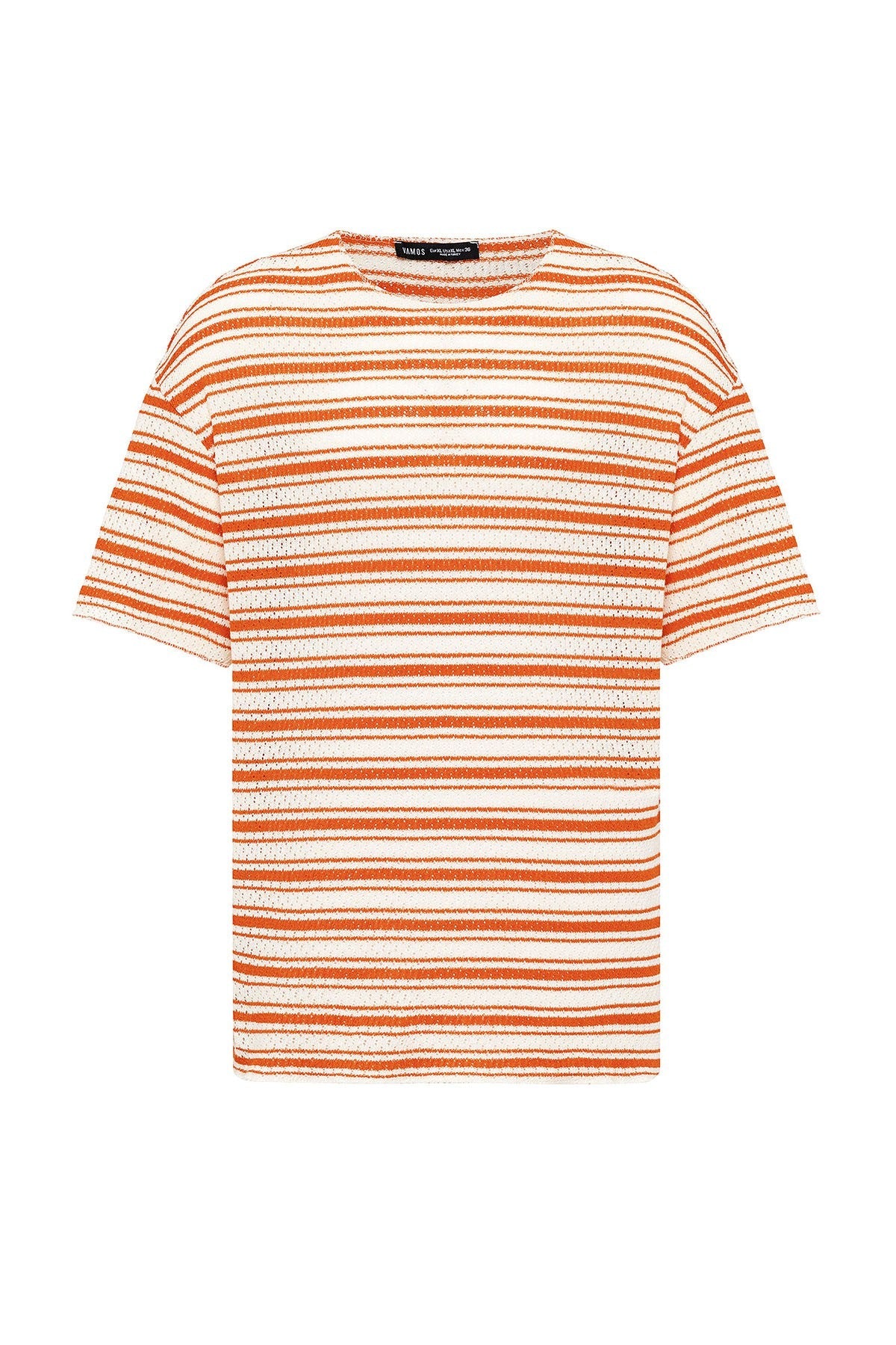 Oversized Striped Knit T-Shirt