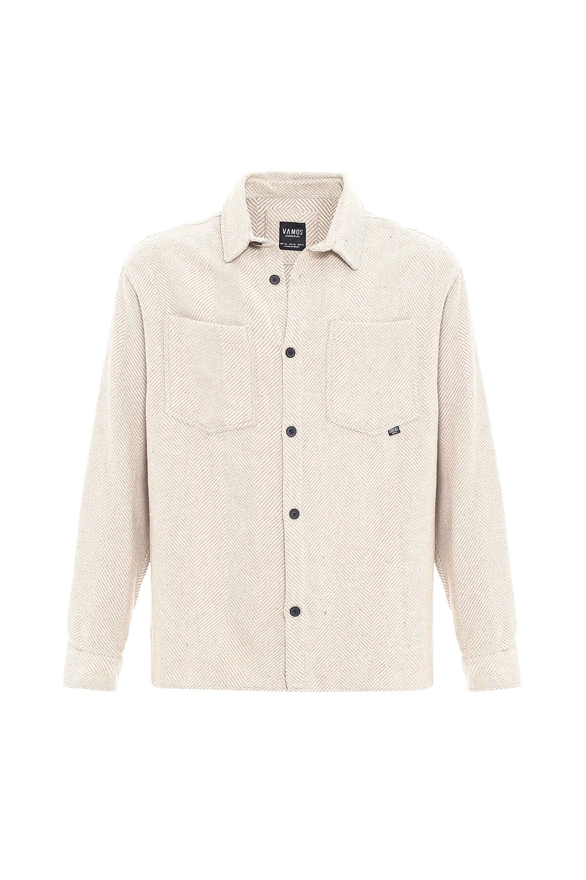 Oversized Lumberjack Shirt with Double Pockets