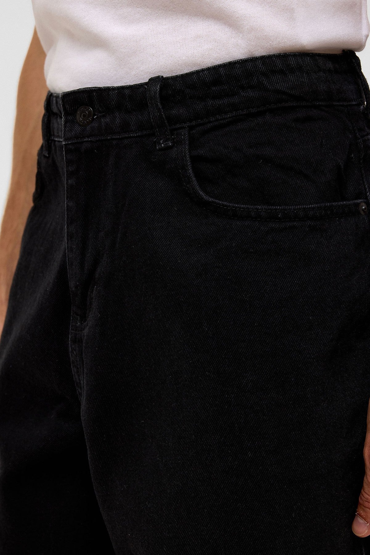Oversized Denim Bermuda Shorts 40-285