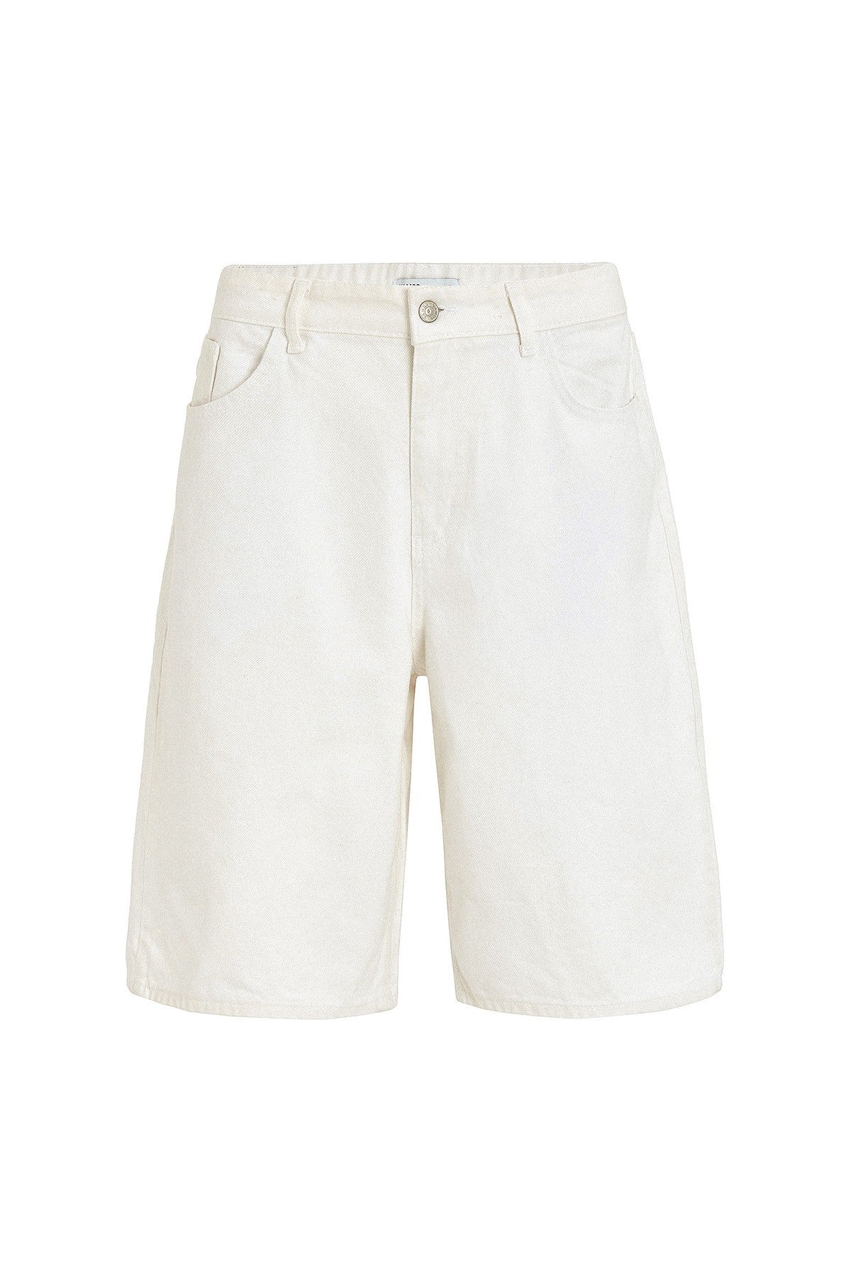 Oversized Denim Bermuda Shorts