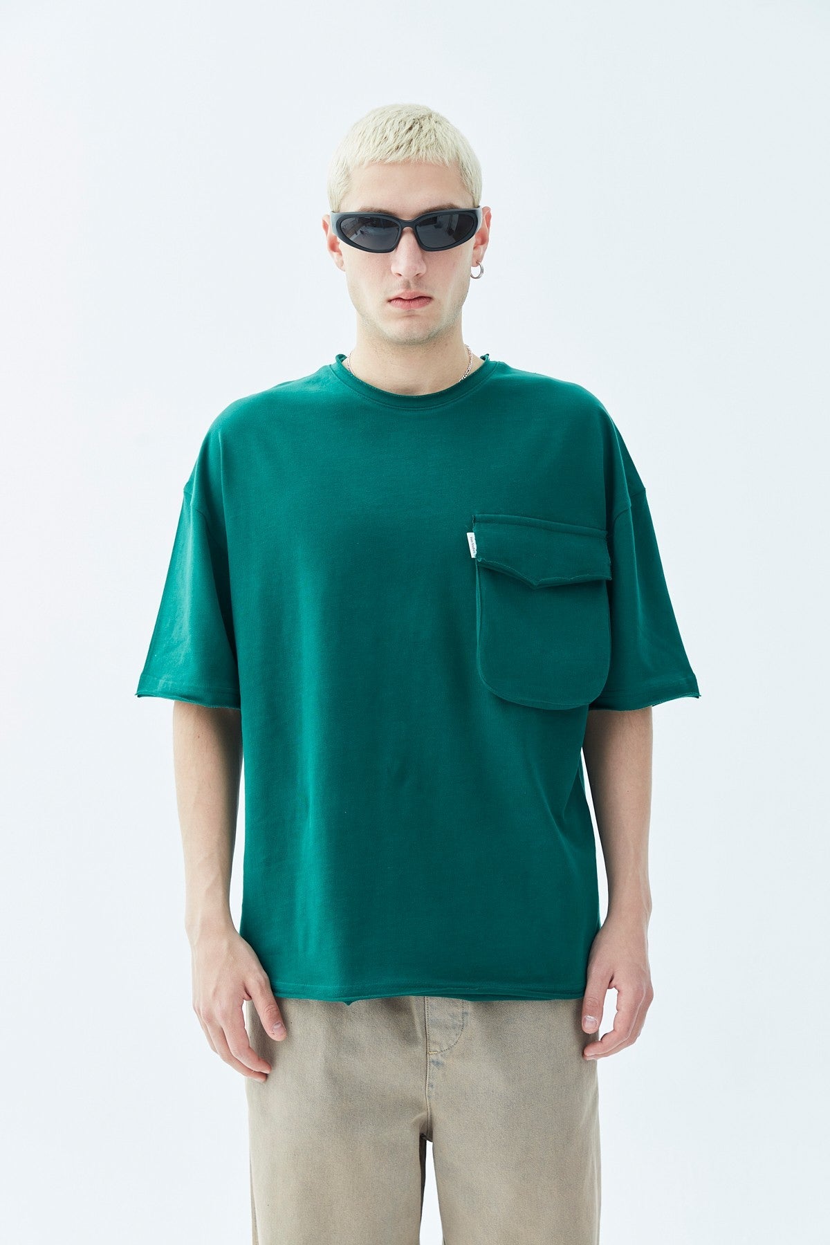 Oversized T-Shirt with Pocket Detail