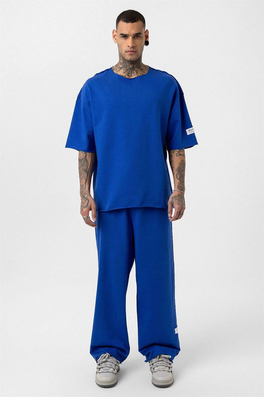 Label: Detailed Oversized Sweatsuit Set