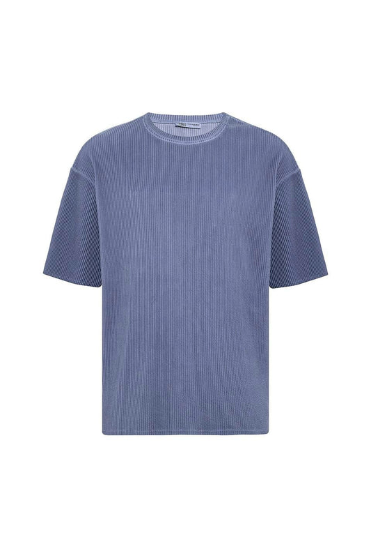 Machine-Washable Ottoman Basic Oversized T-Shirt
