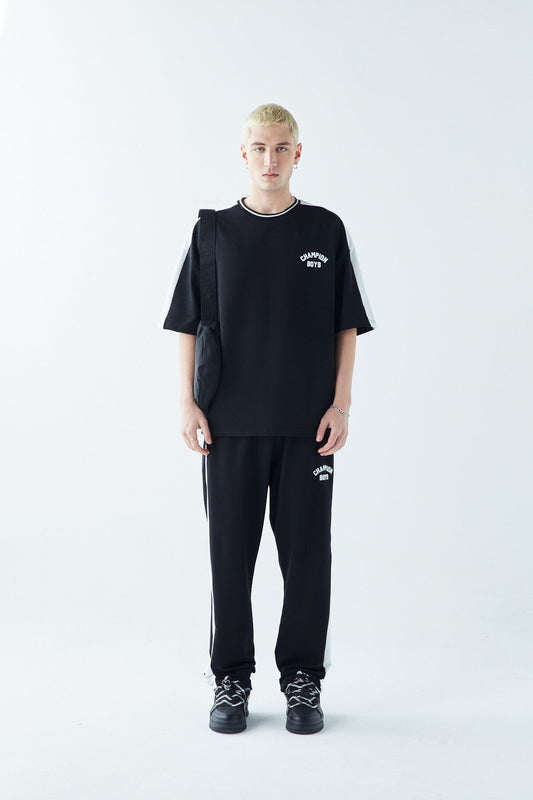 Champion Boys Printed Oversized Sweatsuit Set