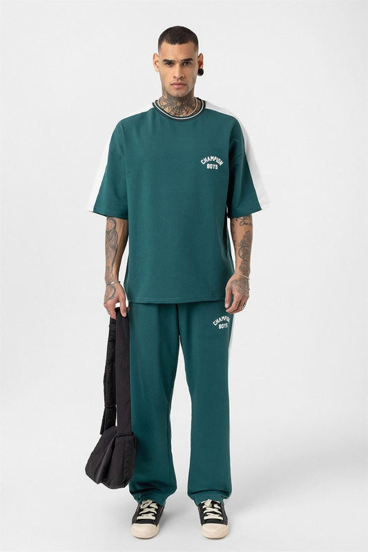 Champion Boys Printed Oversized Sweatsuit Set