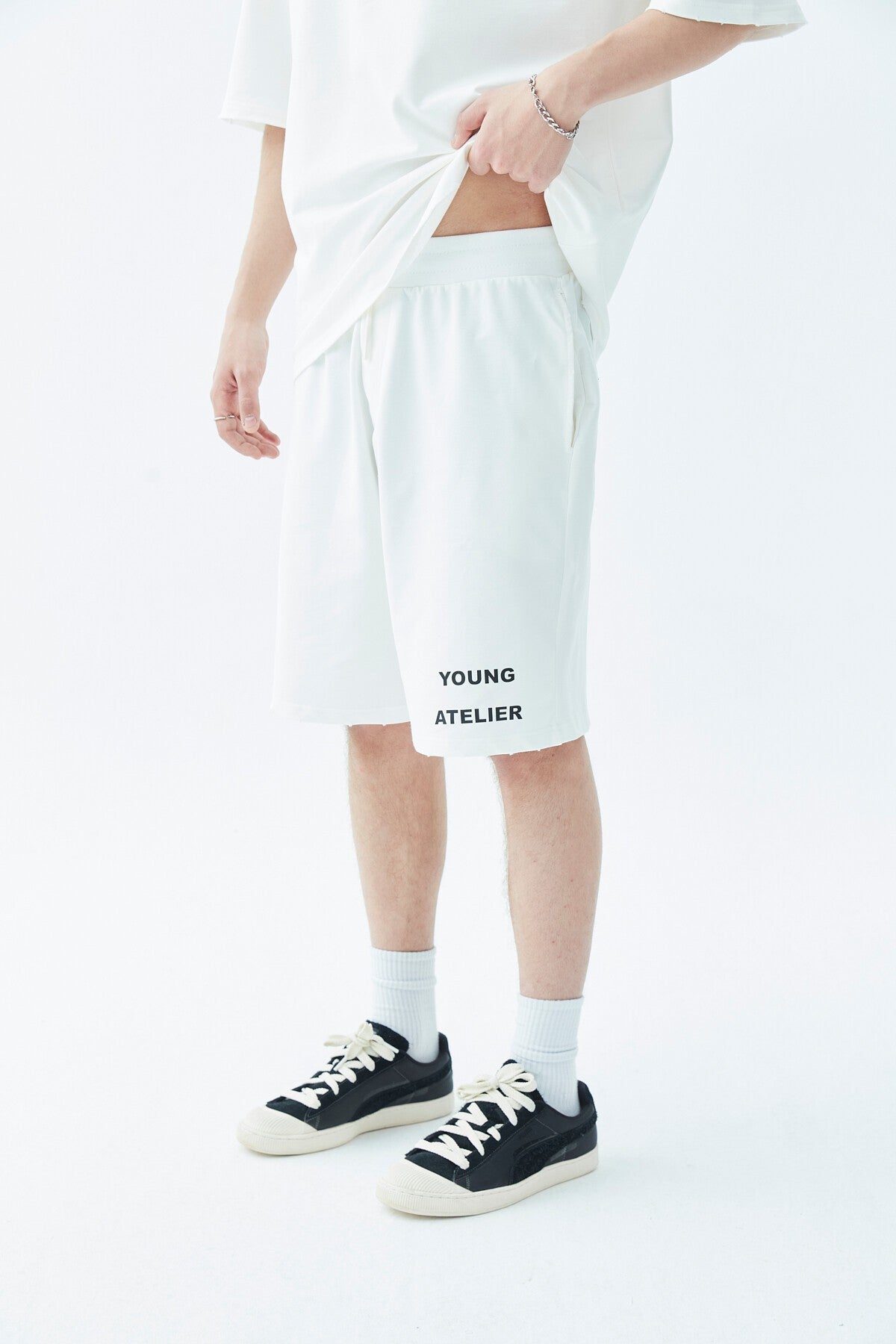 Young Atelier Printed Shorts Set