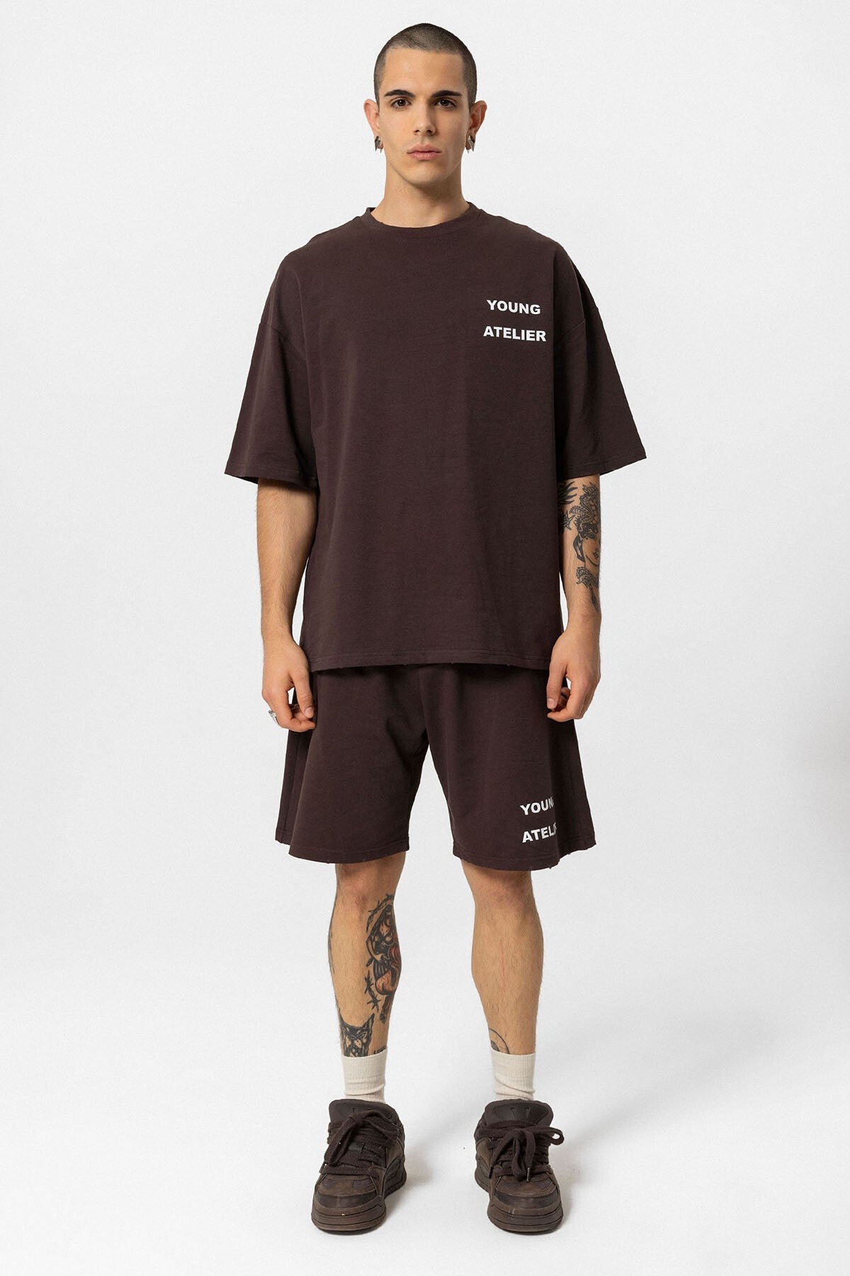 Young Atelier Printed Shorts Set