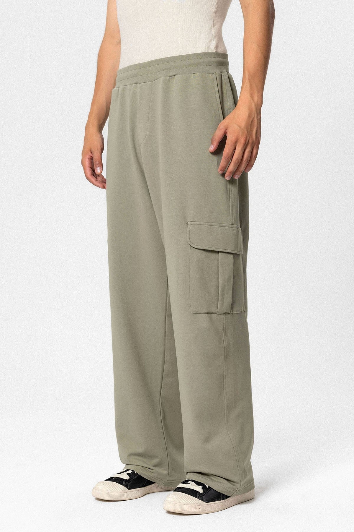 Oversized Sweatsuit Set with Pockets