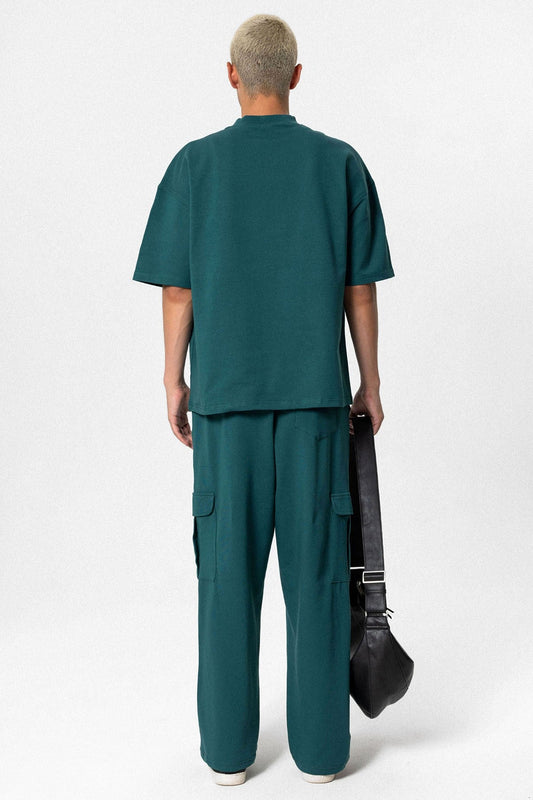 Oversized Sweatsuit Set with Pockets