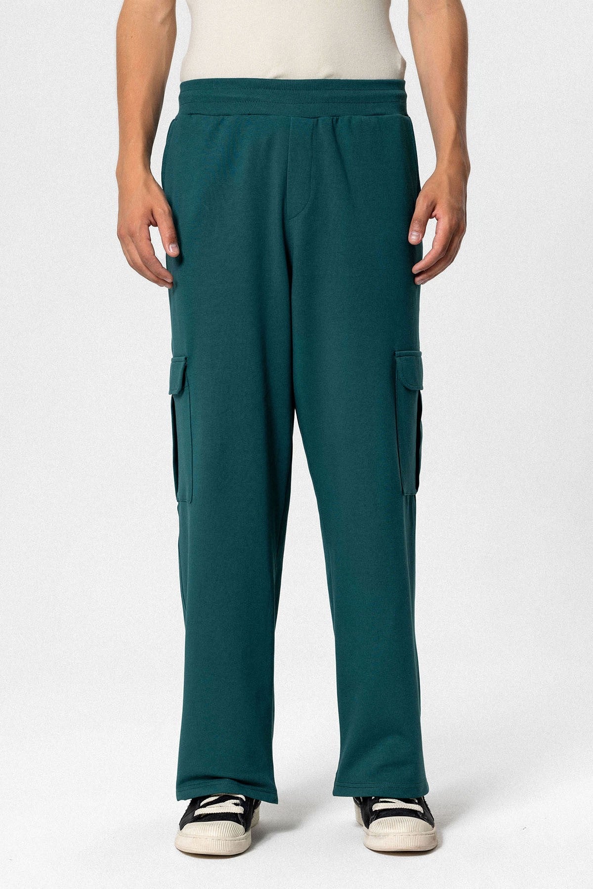 Oversized Sweatsuit Set with Pockets