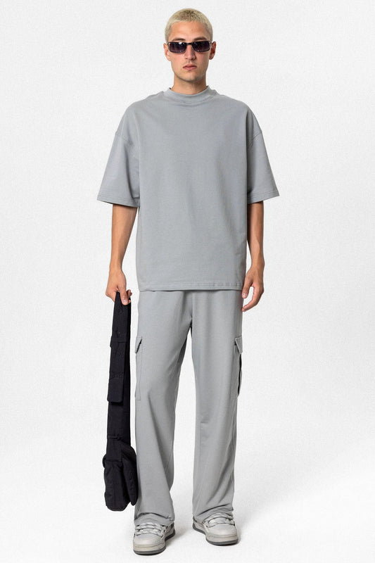 Oversized Sweatsuit Set with Pockets