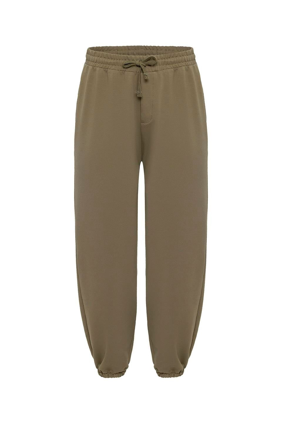 Basic Oversized Sweatpants with Elastic Cuffs