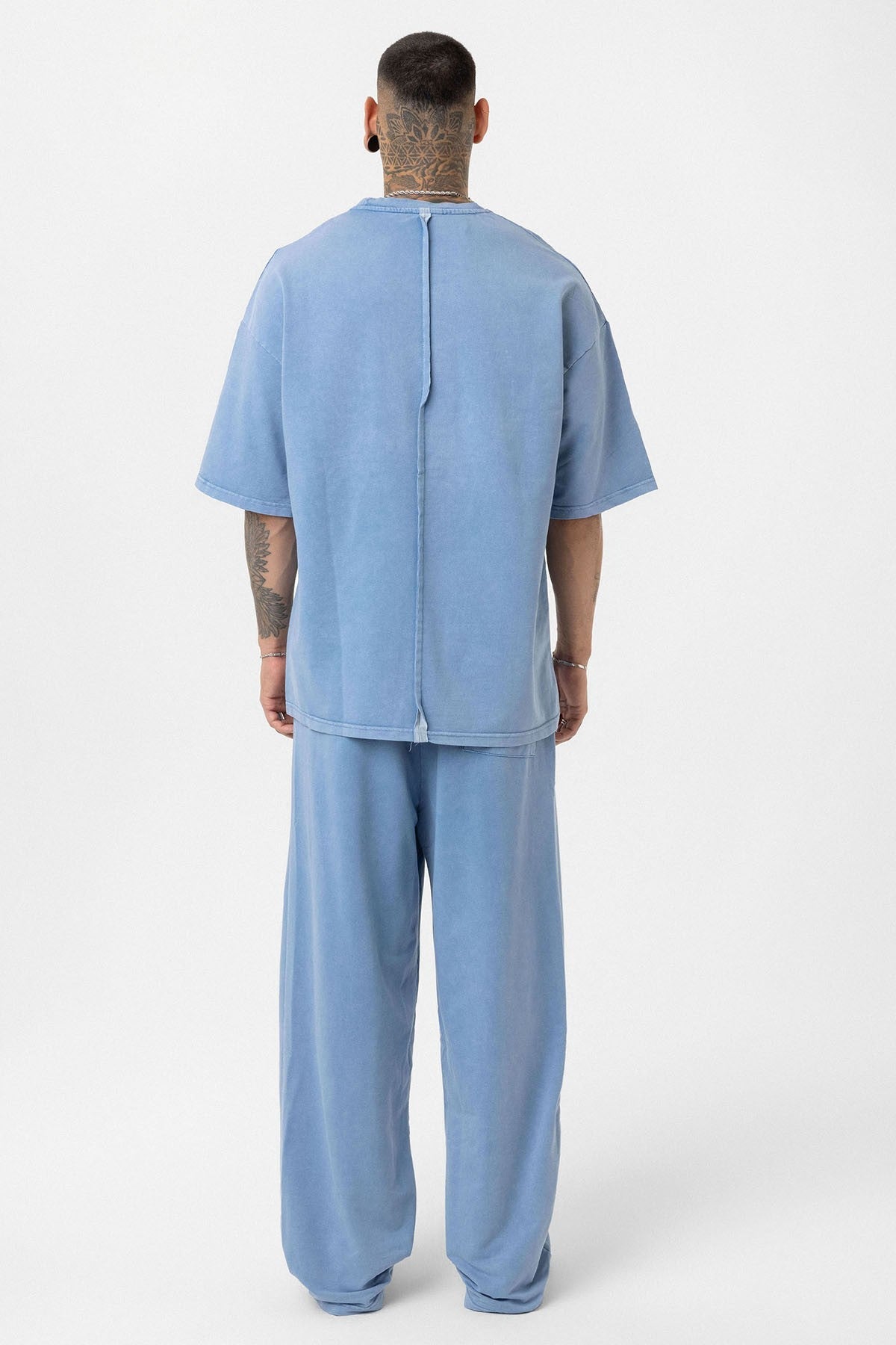 Oversized Printed Sweatsuit Set (Machine Washable)