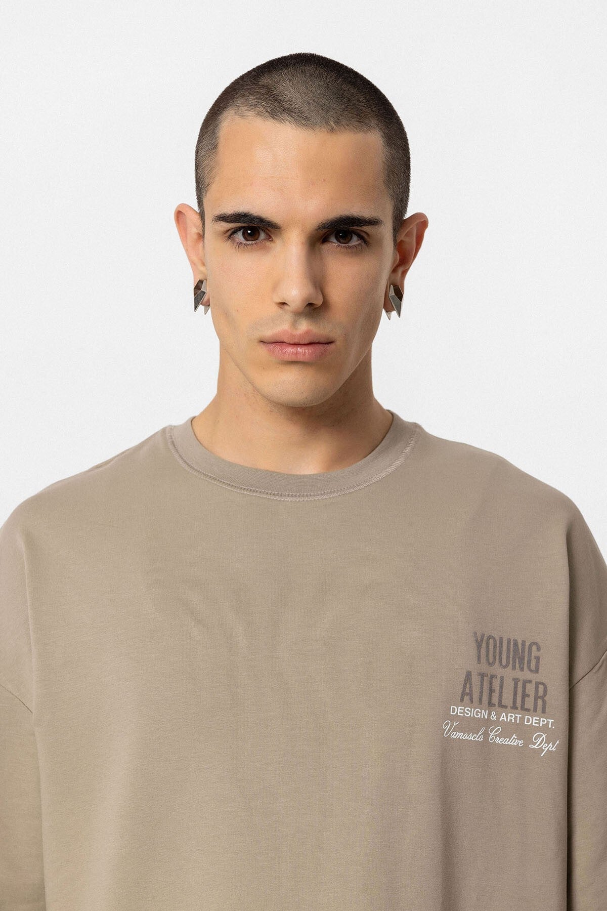 Young Atelier Printed Oversized Sweatsuit Set