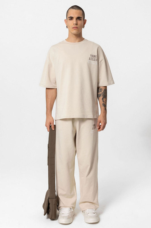 Young Atelier Printed Oversized Sweatsuit Set 40-603