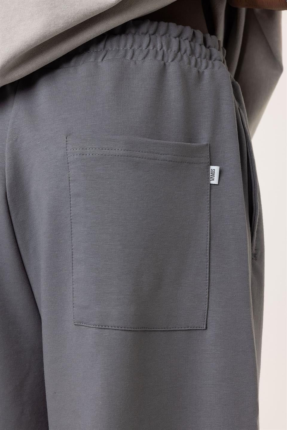 Oversized Sweatpants with Stitching Details
