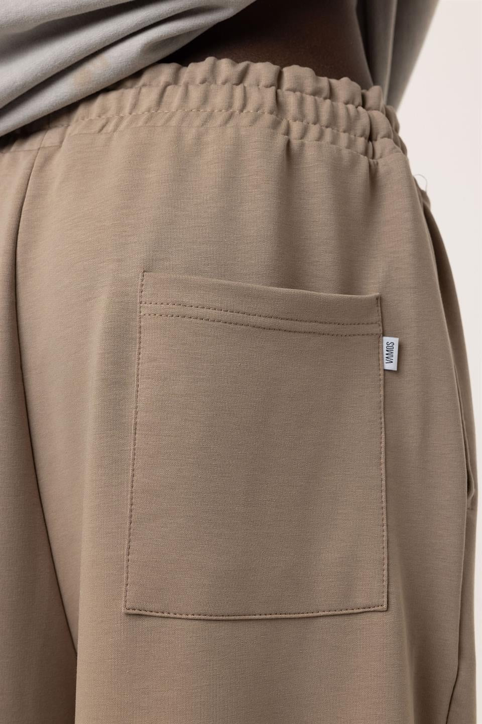 Oversized Sweatpants with Stitching Details