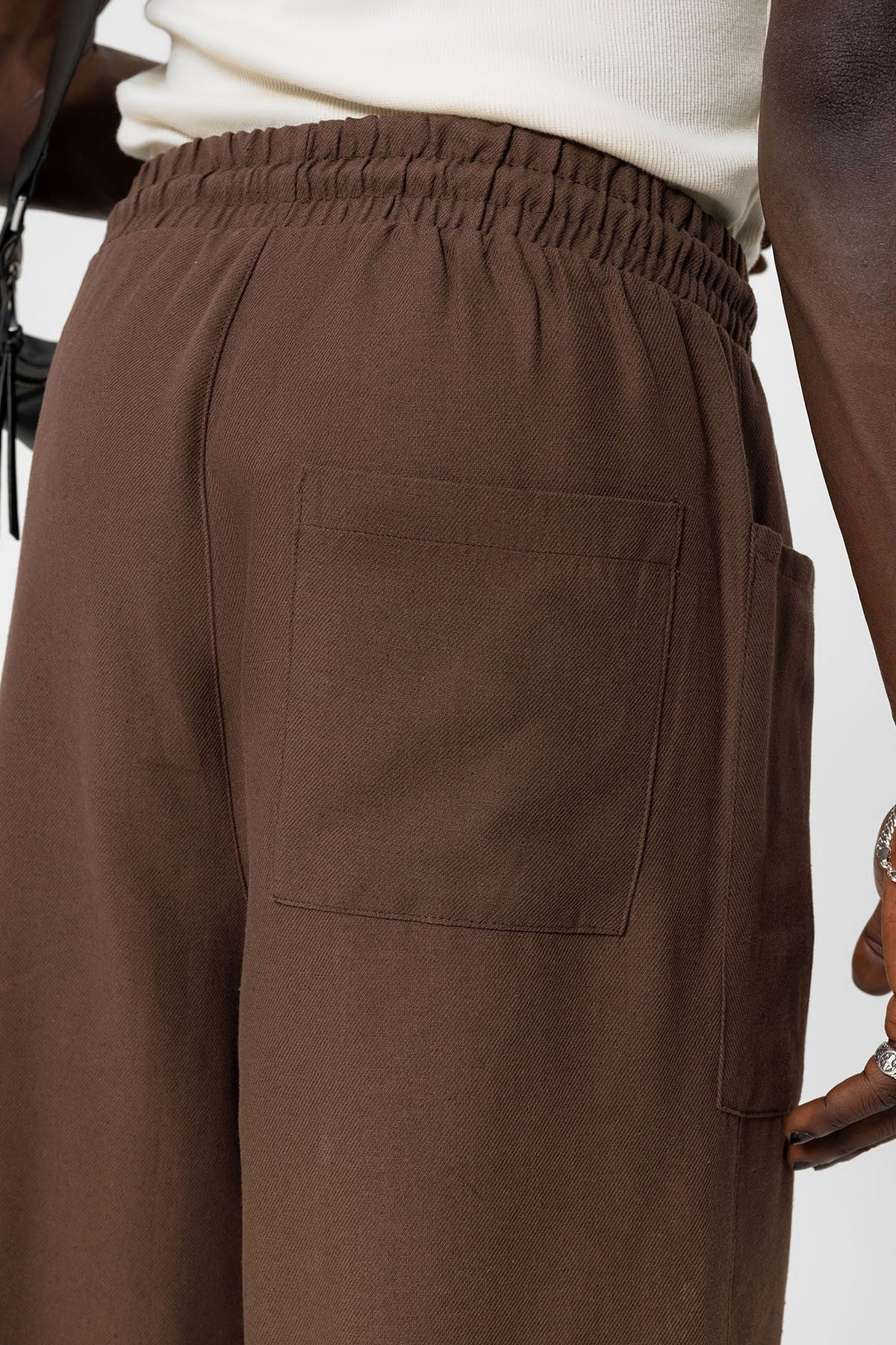 Baggy Linen Pants with Side Pockets