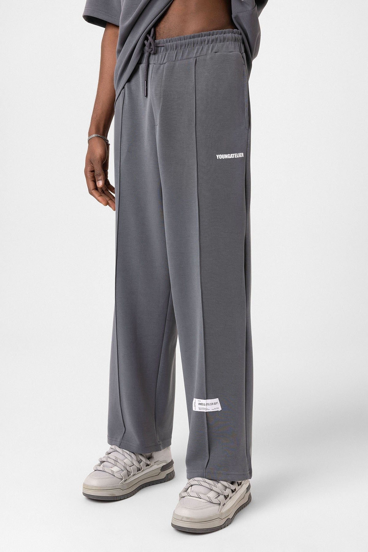 Label: Detailed Oversized Modal Fabric Sweatsuit Set