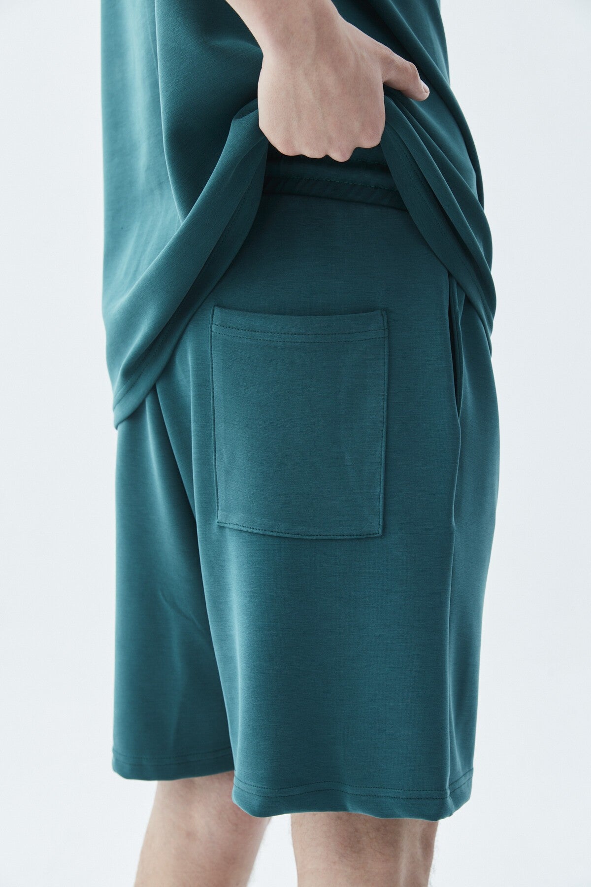 Oversized Modal Shorts Set