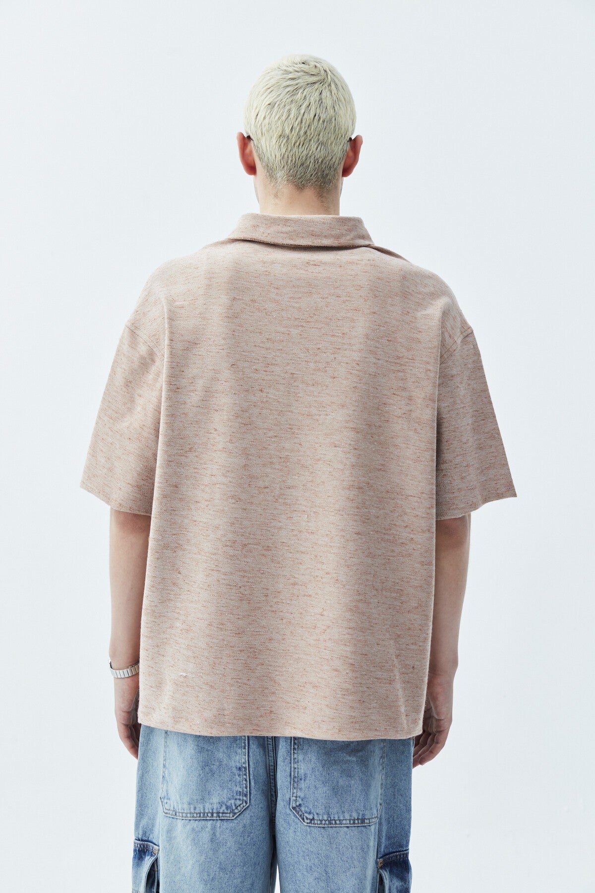 Oversized Knitted Linen Shirt