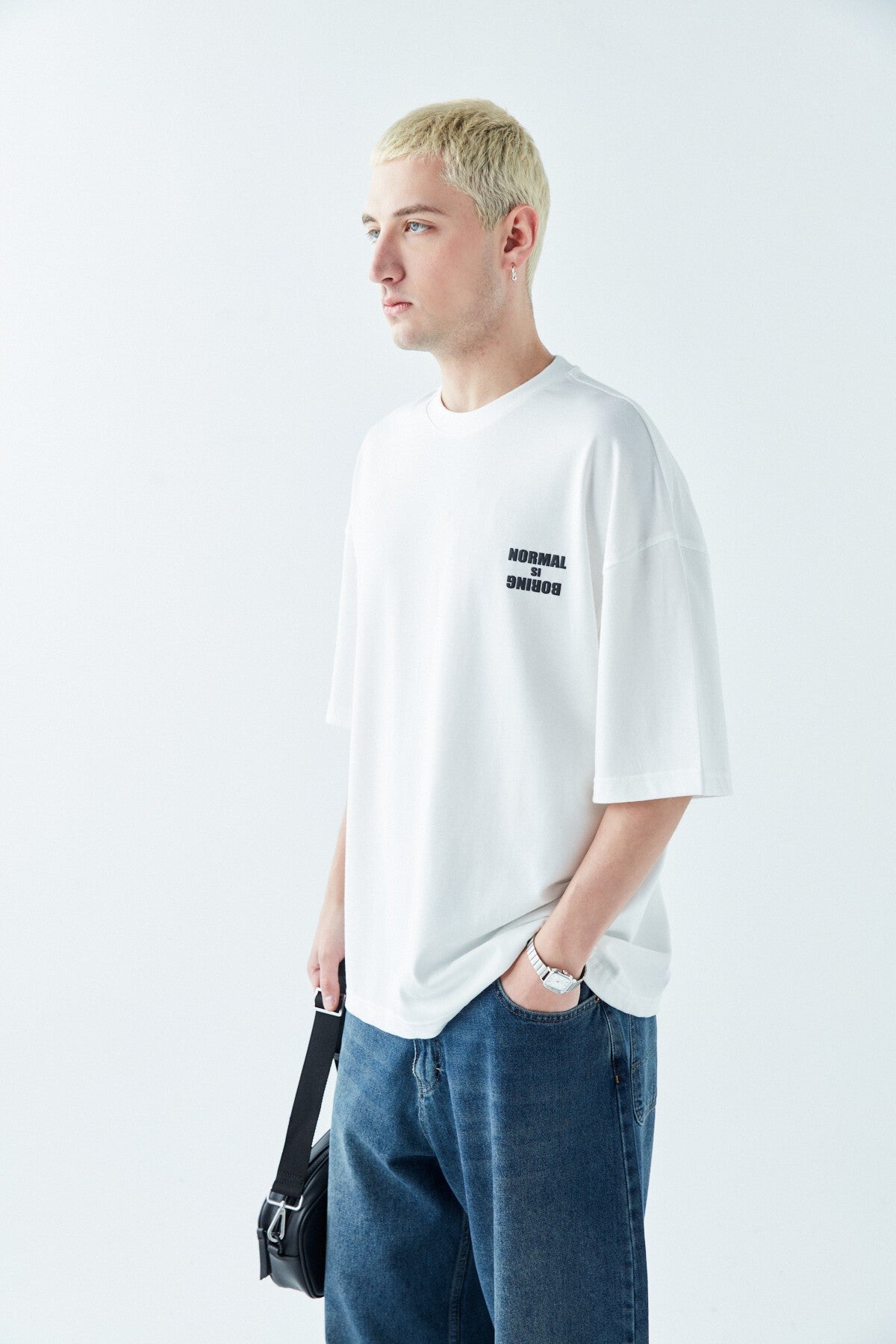 Oversized T-Shirt with Back Print