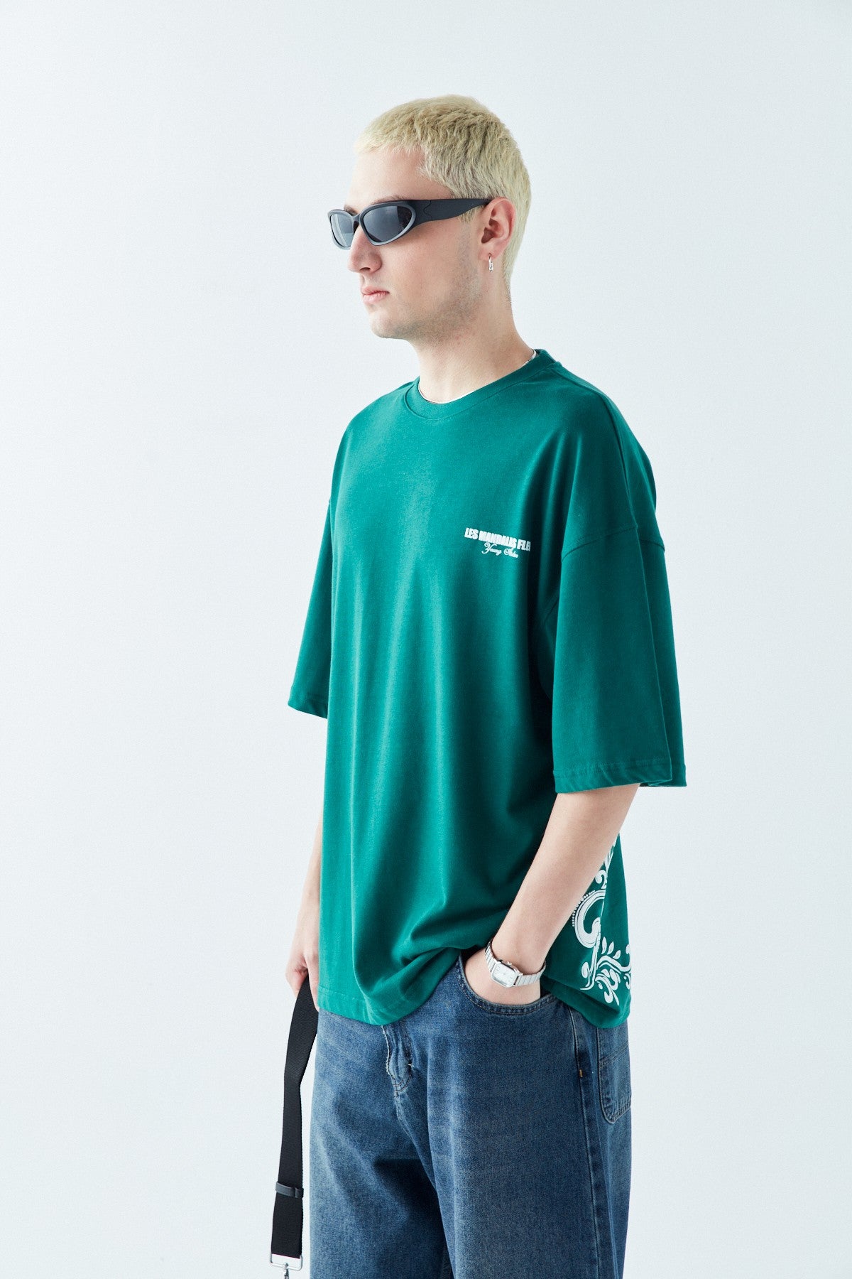 Les Mandalas Back-Printed Oversized T-Shirt