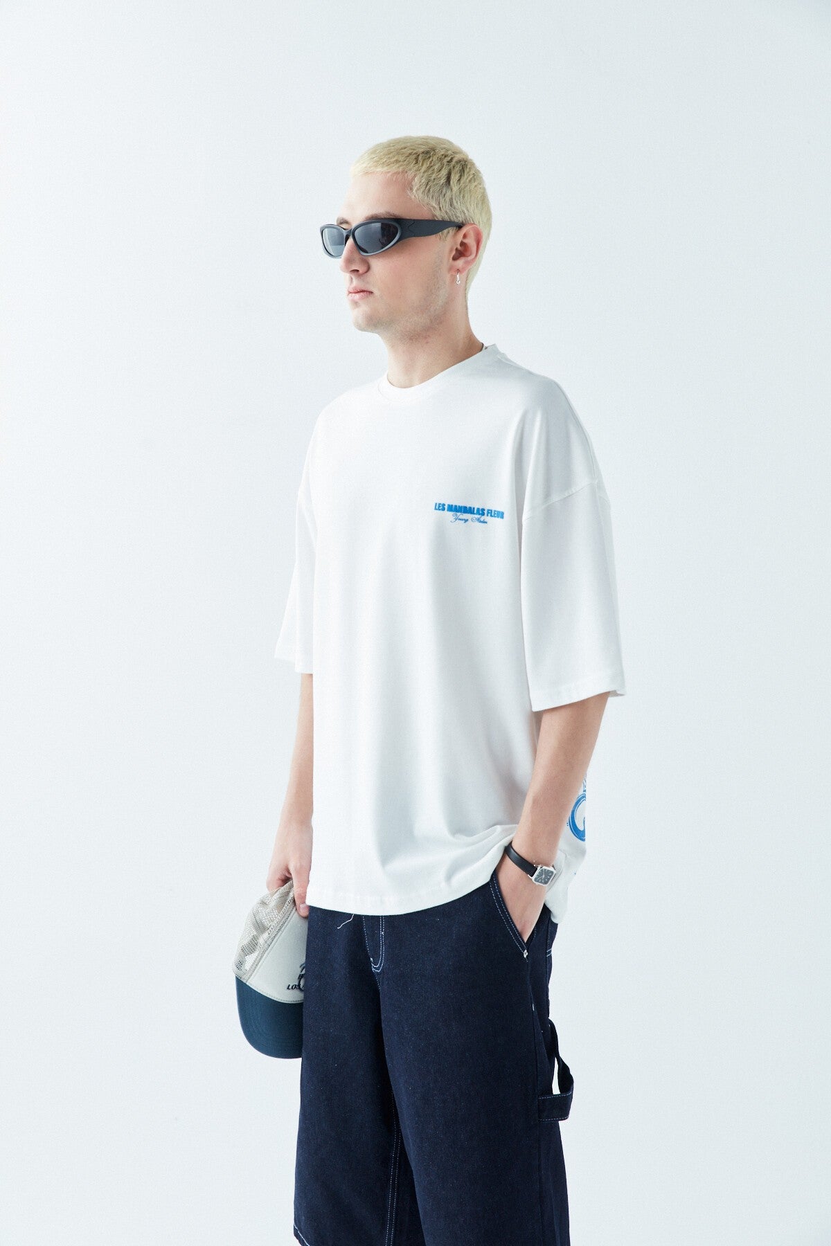 Les Mandalas Back-Printed Oversized T-Shirt