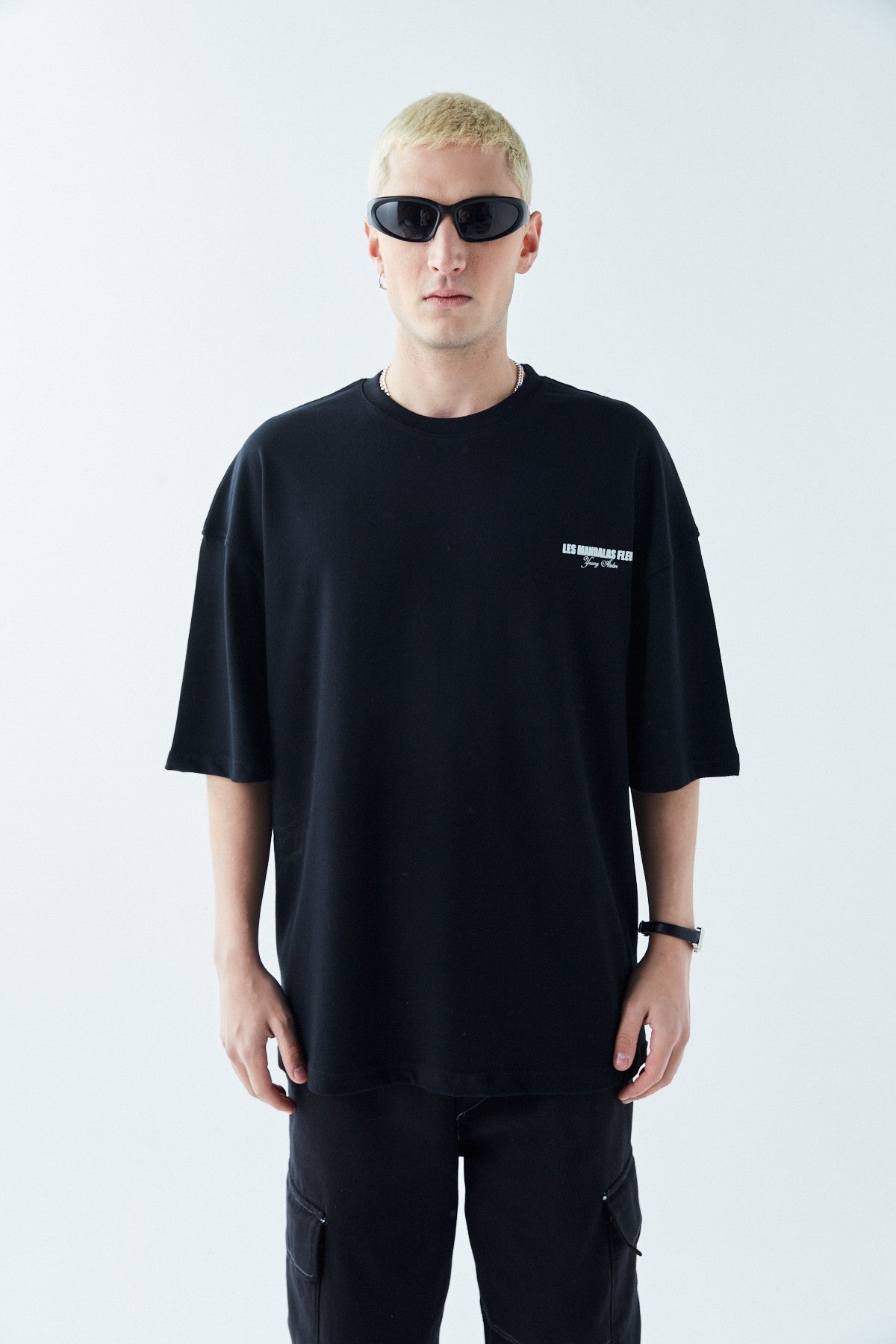 Les Mandalas Back-Printed Oversized T-Shirt
