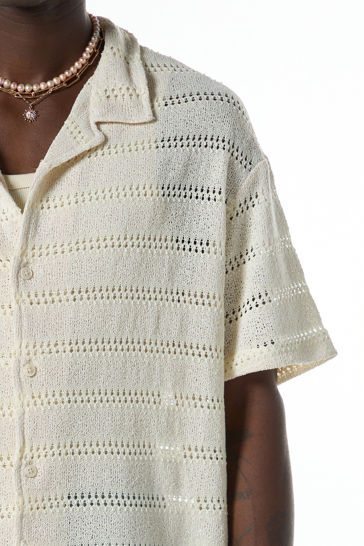 Oversized Knit T-Shirt