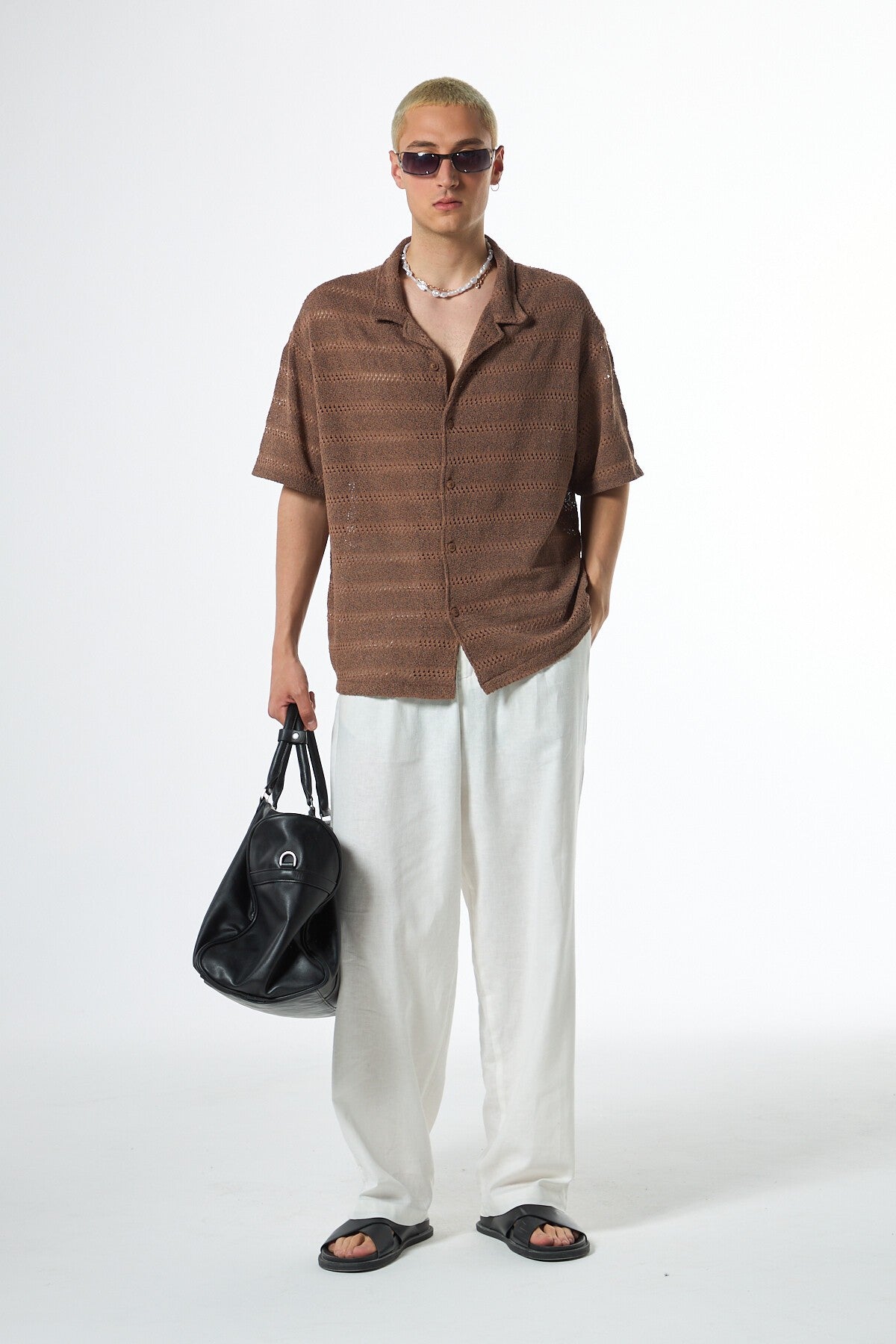 Oversized Knit T-Shirt
